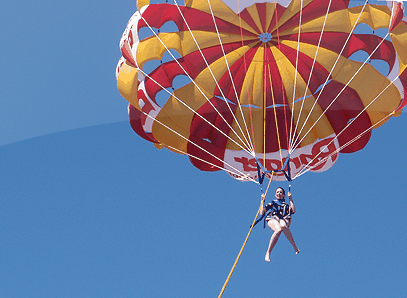 Parasailing at Mill Point - Accommodation Bookings
