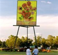 Van Gogh Sunflower Painting - Accommodation Bookings
