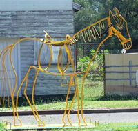 Augathella Wrought Iron Sculptures - Accommodation Bookings