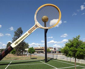 Barellans Big Tennis Racquet - Accommodation Bookings 0