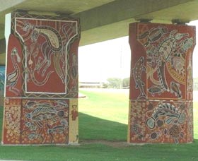 Cowra Bridge Pylons - Accommodation Bookings 0