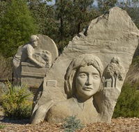 Heritage Sculptures at Pensioners Hill Lookout - Accommodation Bookings