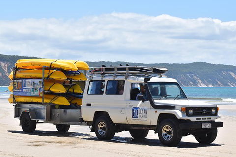 Half-Day Kayak With Dolphins And 4WD Beach Drive From Rainbow Beach - Accommodation Bookings 13