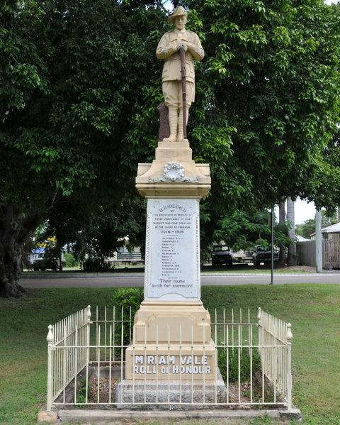 Miriam Vale War Memorial - Accommodation Bookings 1
