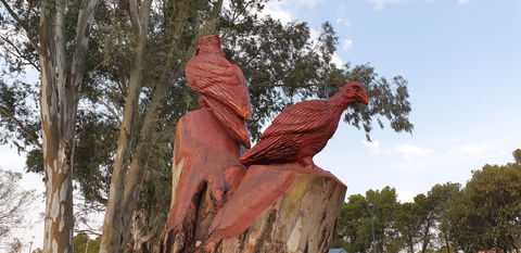Chainsaw Tree Sculpture - Accommodation Bookings 1
