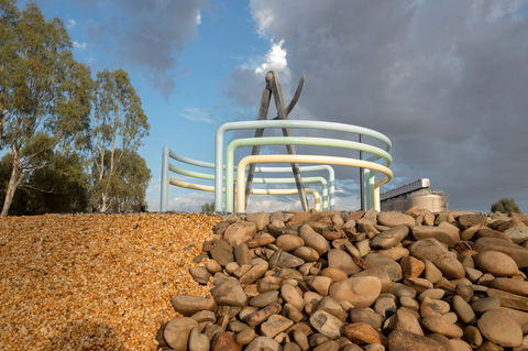 Lyrics, Landscapes And Lintels - Leeton Public Art Trail - Accommodation Bookings 2