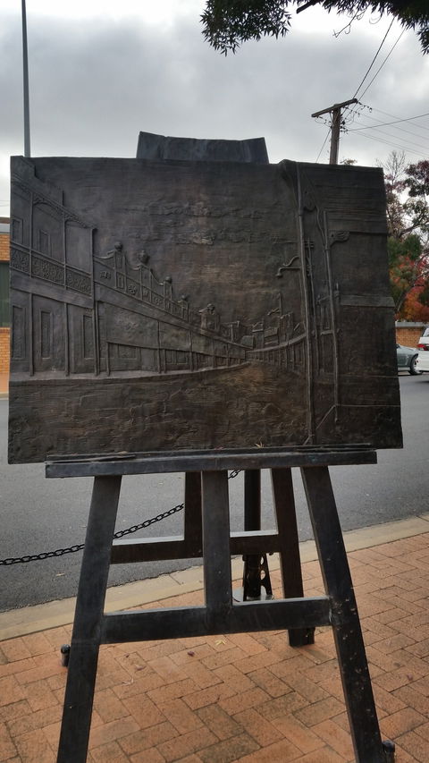 Russell Drysdale Easel Sculpture - Accommodation Bookings 0