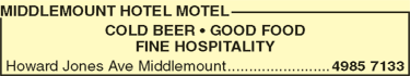 Middlemount Hotel Motel Accommodation - Accommodation Bookings 2