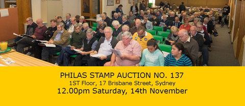 PHILAS Stamp Auction No. 137 - Accommodation Bookings 1