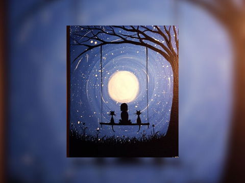 Grab A Glass Of Wine And Learn To Paint 'Moonrise'! - Accommodation Bookings 0