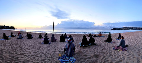 Making Meditation Mainstream: Free Beach Meditation Session Freshwater Beach - Accommodation Bookings 0