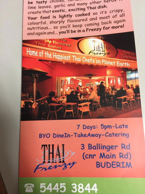 Thai Frenzy Cafe - Accommodation Bookings 1