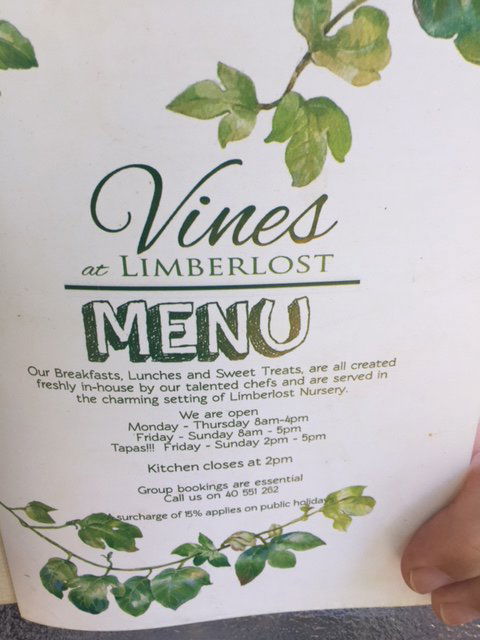 Vines Restaurant At Limberlost Nursery - Accommodation Bookings 2