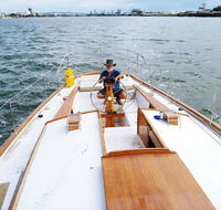 Cruising Yacht in Marina