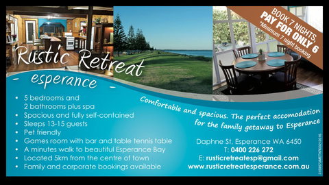 Rustic Retreat Esperance - Accommodation Bookings 33