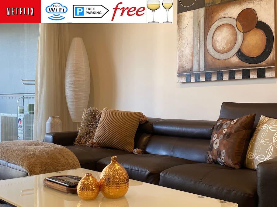 TERRACE LUX FULLY AIR 2 CAR FREE NETFLIX WIFI WINE - thumb 0