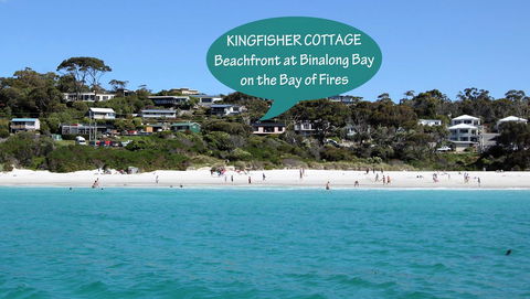 KINGFISHER COTTAGE Beachfront At The Binalong Bay - Accommodation Bookings 16