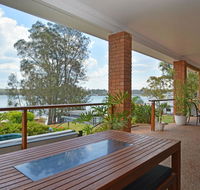 The House on the Lake  Fishing Point Lake Macquarie - honestly put the line in and catch fish - Accommodation Bookings