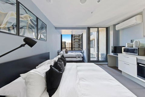 A Stylish & Comfy Studio Next To Southern Cross - Accommodation Bookings 0