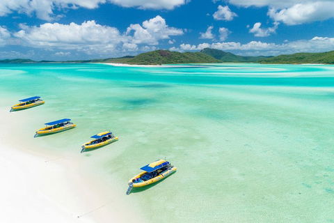 Great Barrier Reef Scenic Flight And Ocean Rafting Whitehaven Beach Day Trip - Accommodation Bookings 2