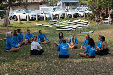 Monthly Intro / Beginner Surf Clinics For Women - Byron Bay / Lennox Head - Accommodation Bookings 4