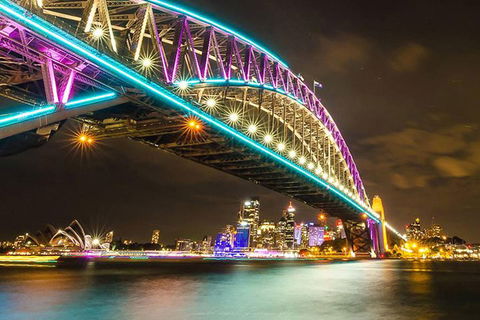 Private Vivid Sydney Harbour Cruise For Up To 20 Guests - Accommodation Bookings 1