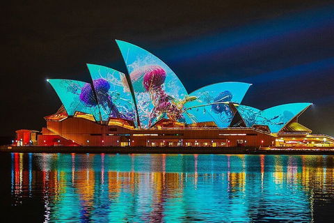 Private Vivid Sydney Harbour Cruise For Up To 20 Guests - Accommodation Bookings 3